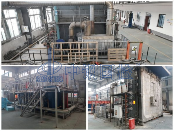 中鋼國檢耐火實驗室，水平和垂直燃燒爐